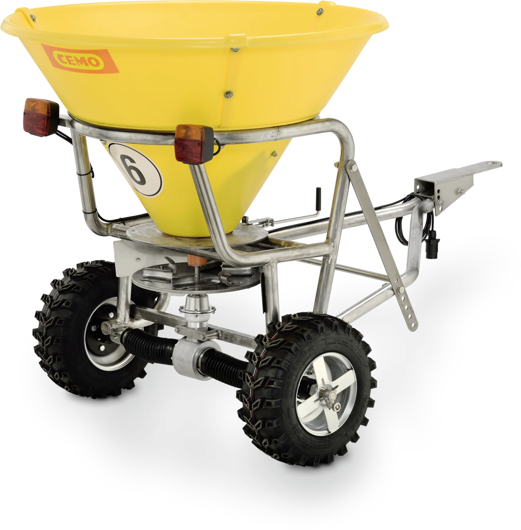 CEMO SW 200 Spreader, 200 L, yellow